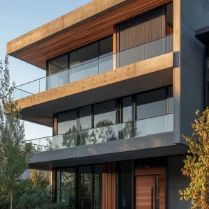Concrete Expanses and Wooden Warmth
