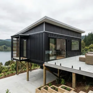 Hillside Container Hideaway With View Deck