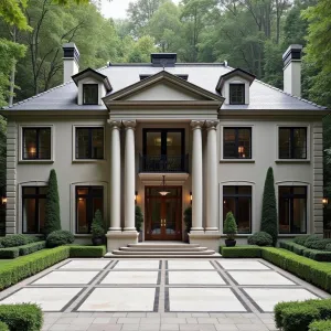 A Grand Stand of Columns and Canopy