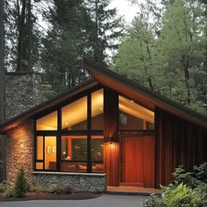 A-Frame Abode Amidst Verdant Vistas