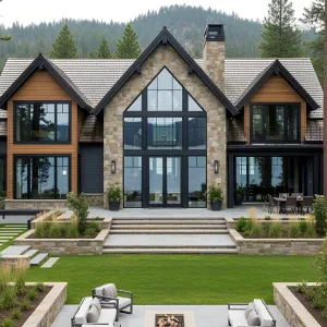 Stunning Mountainside Lakeside Retreat