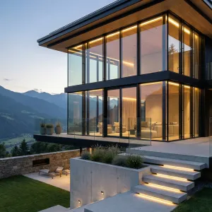 Crestline Glass Ledge House