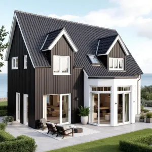 Danish Dream: A Seaside Gable Getaway