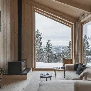 Nordic Cabin With Panoramic Views