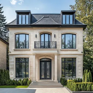 Modern Neoclassical Delight with Symmetrical Charm