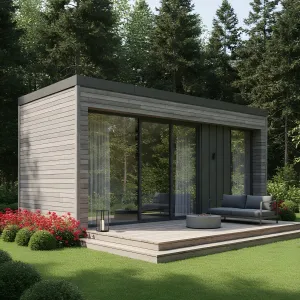 Modern Mini Escape with Blooming Charm
