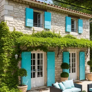 Azure Bliss: Stone Charmer Awash in Sunlight