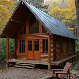 Cabin Amongst the Trees