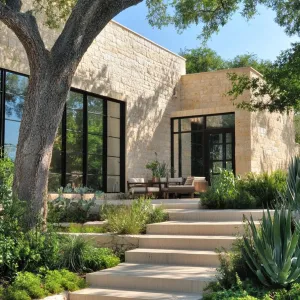 Stone Steps and Verdant Charm