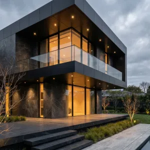 Noir Overlook Glassframe Villa