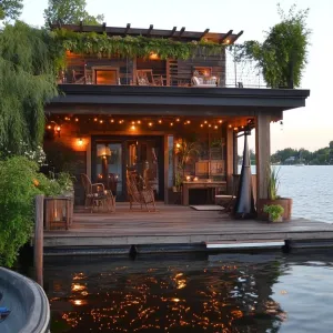 Converted Boathouse With Rooftop Deck