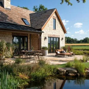 Charming European Cottage by the Pond