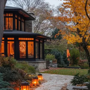 Contemporary Lighting With Antique Lanterns