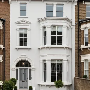 Victorian Terrace Delight: A Facade of Whimsy