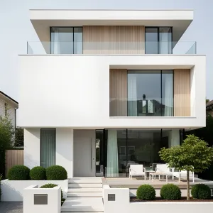 Chic Cube: A Modern Haven in White