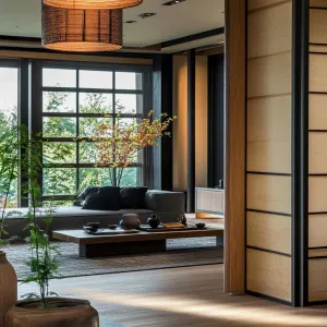 Open-plan Layout With Sliding Shoji Screens