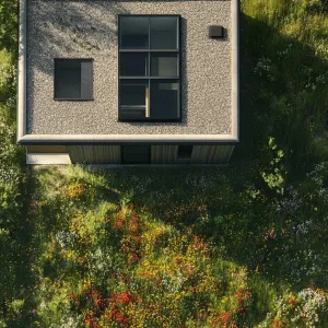 Skylight Roof With Retractable Panels