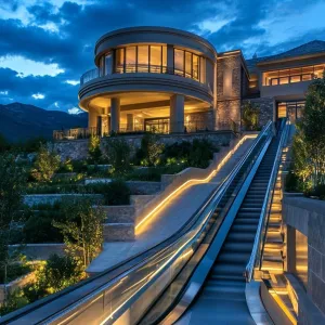 Cliffside Elevator Connecting Multiple Levels