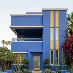 Cobalt Cascade Front Deco Townhouse