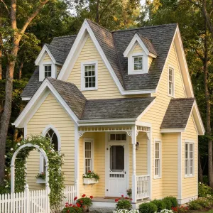 Buttercream Eaves Garden Nest