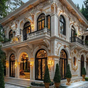 Decadent Delight with Gilded Grandeur