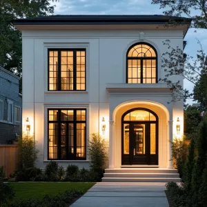 Modern Neoclassical Delight with a Touch of Glow