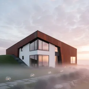 A Golden Dawn Dwelling in the Clouds