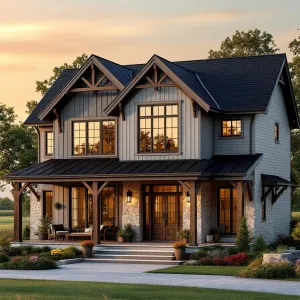 Rustic Elegance Under the Mellow Sky