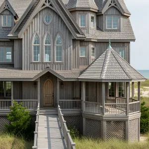 Whimsical Sea-Edge Spires