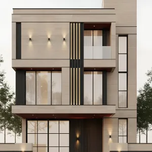 Vertical Beacon Grill Facade