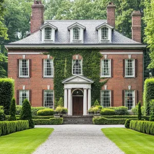 Preview of A Stately Brick Beauty with a Green Embrace