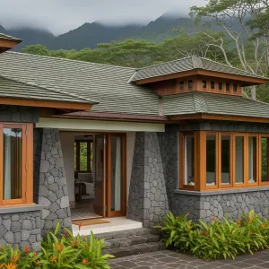 Volcanic Stone Haven: Nature’s Chic Abode