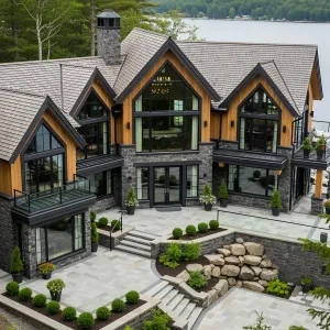 Majestic Lakeside Abode with Flair