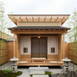 Sun-Soaked Serenity: A Japanese Porch Story