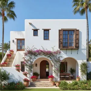 Whitewashed Wonder in the Mediterranean Sun
