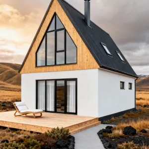 Nordic Meadow Peak Roof Retreat