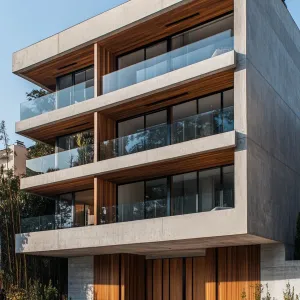 Concrete Layers and Timber Tales