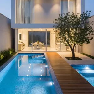 Cubist Dream with Poolside Pizazz