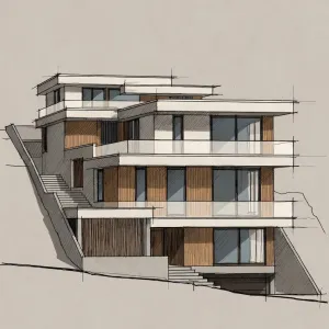 Terraced Hillside Panorama Residence