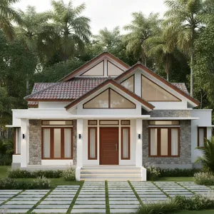 Sloping Serenity: A Tropical Retreat