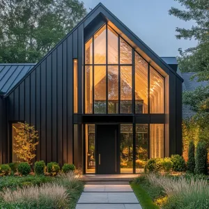 A Gabled Glow: Contemporary Elegance Unleashed