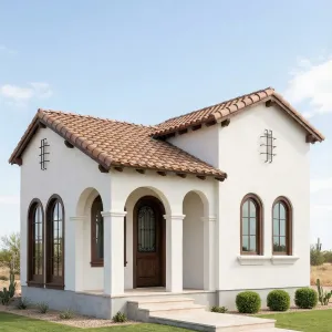 Arched Entry Desert Spanish Haven