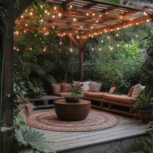 Cozy Canopy: A Charming Garden Villa