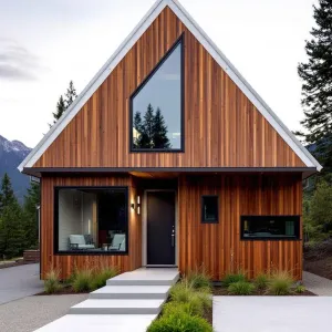 Wooden Wonder Nestled in Nature