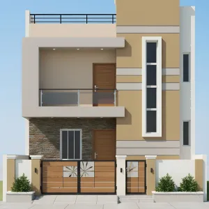 Sandstone Stack G+1 Entry Front