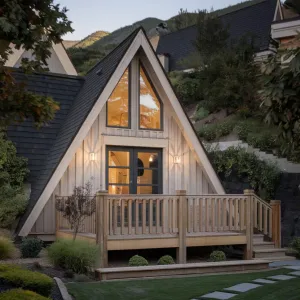 Triangular Timber Triumph: The Peak Perch