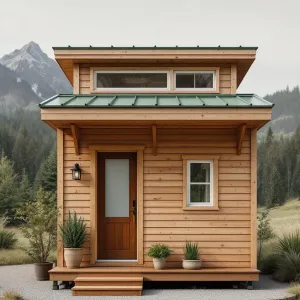 Tiny Timber Gem with a View