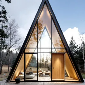 Triangular Tranquility: A-Frame Romance
