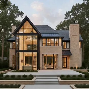 Sunlit Steel-Framed Tudor Haven