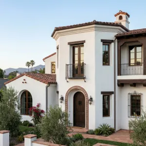 Towered Tile Trimmed Spanish Oasis